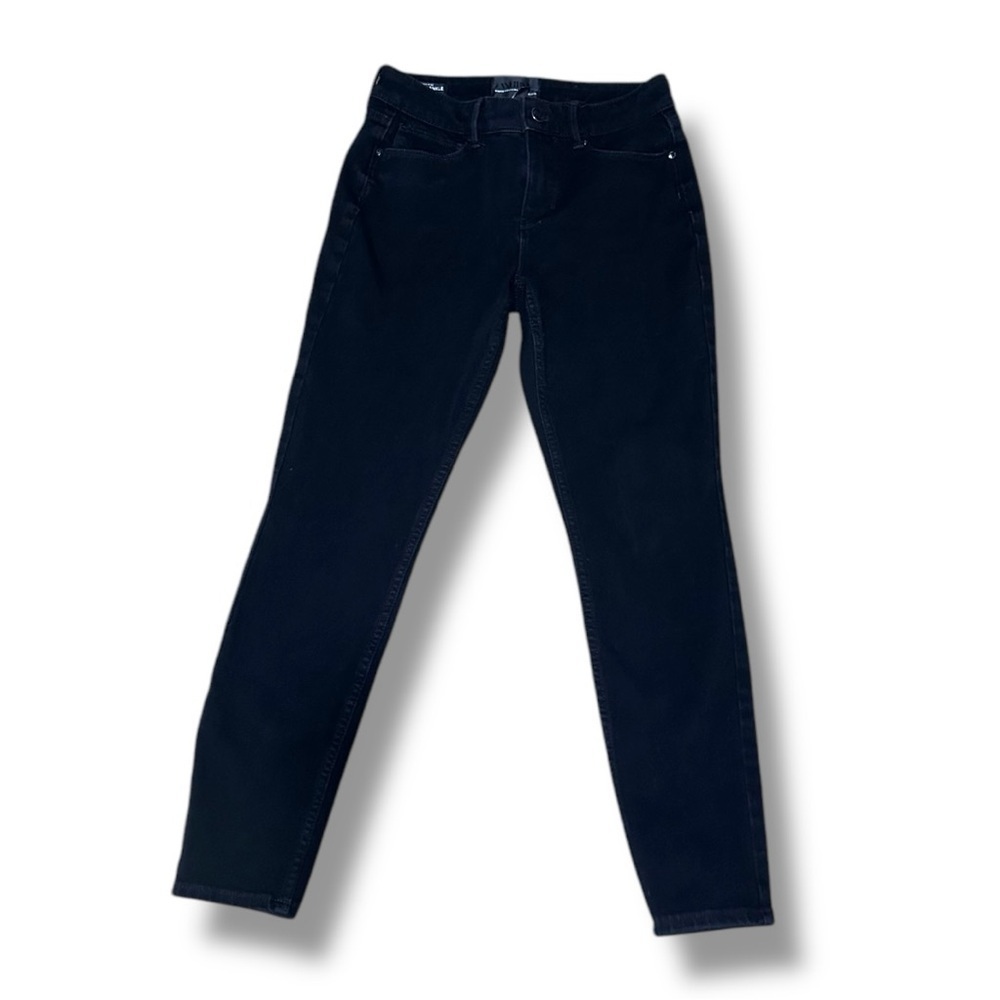 WHBM Black High-Rise Skinny Ankle Sculpting Denim Jeans Size 2